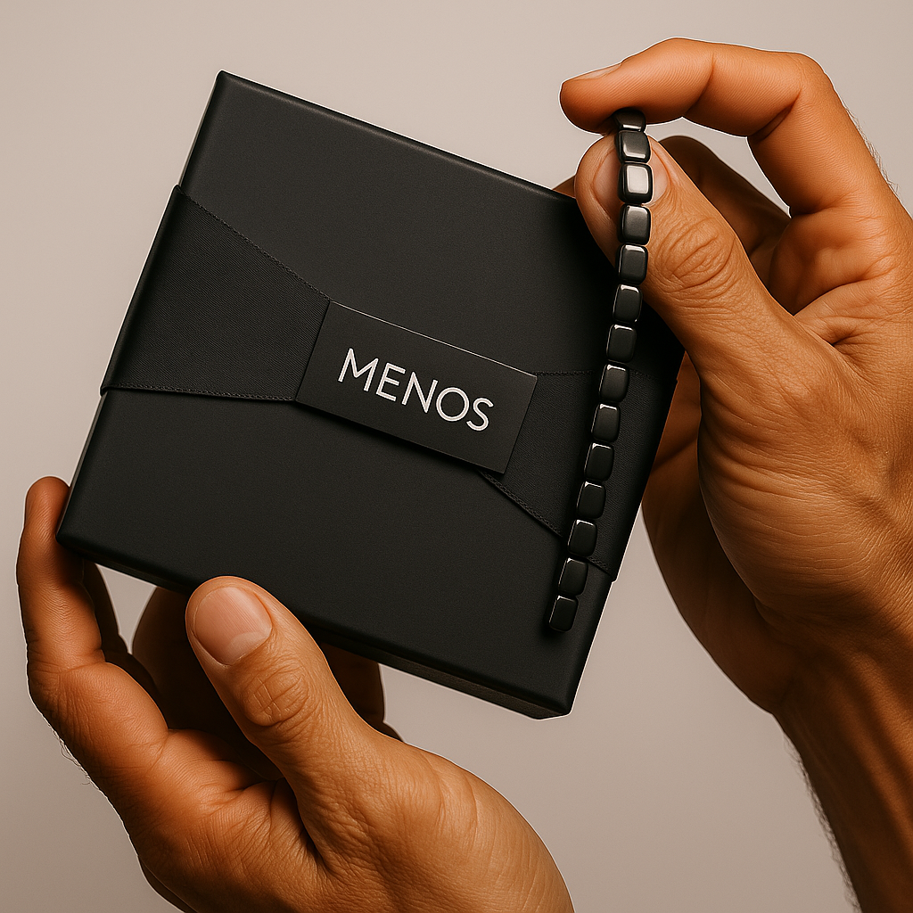 MENOS Hämatit-Armband